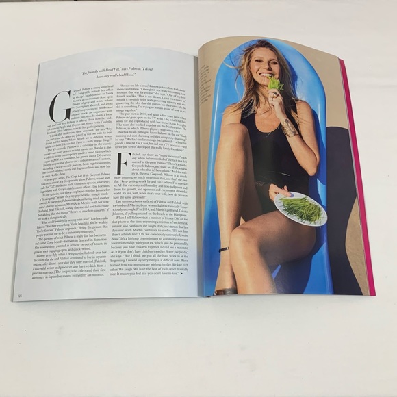 Bazaar Harper’s Gwyneth Paltrow “New Loves& Old Flames” Issue Feb 2020 Magazine - Picture 3 of 7